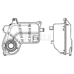 Mahle Original Expansionskärl, kylvätska CRT 25 000S