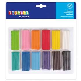 Playbox Modellera Mixade Färger 12x20g