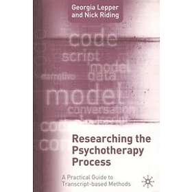 Nick Riding, Georgia Lepper: Researching the Psychotherapy Process