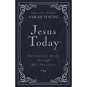 Sarah Young: Jesus Today Deluxe Edition, Leathersoft, Navy, with Full Scriptures