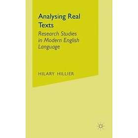 Hilary Hillier: Analysing Real Texts