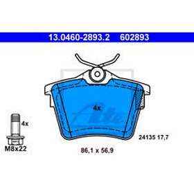 ATE Bromsbeläggssats. skivbroms 13.0460-2893.2