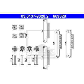 ATE Tillbehörssats, bromsbackar 03,0137-9328,2