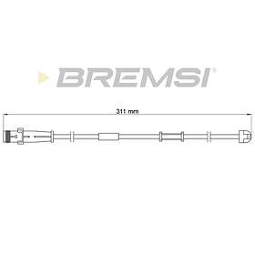 Bremsi Varningssensor, bromsbeläggslitage WI0619