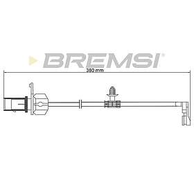 Bremsi Varningssensor, bromsbeläggslitage WI0973