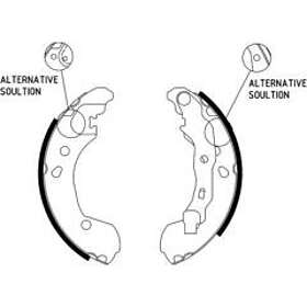 Hella Bromsbackar sats 8DB 355 002-801