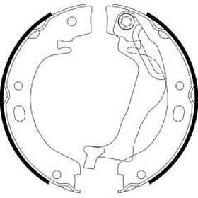 Hella Bromsbackar, sats, parkeringsbroms 8DA 355 050-741