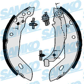 Lpr Bromsbackar sats SAMKO 84670 04670