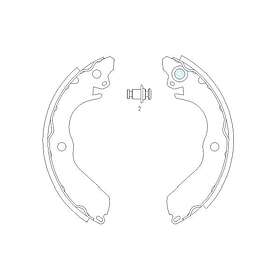 Kavo Parts Bromsbackar sats KBS-6411