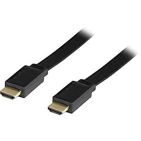Deltaco Gold Flat HDMI - HDMI High Speed with Ethernet 3m