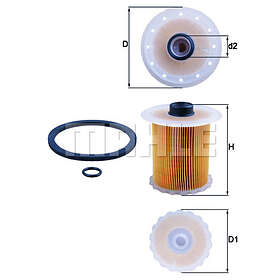 Filtro Motore Knecht KX 217D - Cartuccia Aria Per Auto - Alta Efficienza 99,9%