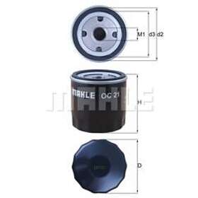 Mahle Original Oljefilter OC 21