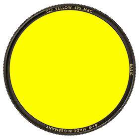 B+W Filter 55 mm Yellow 495 MRC Basic