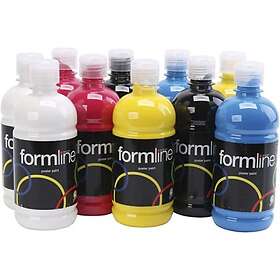 Formline Hobbyfärg Basfärger 10x500ml