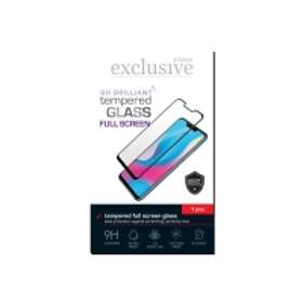 Insmat Exclusive för for mobiltelefon 9H Brilliant 2,5D svart Samsung Galaxy A03