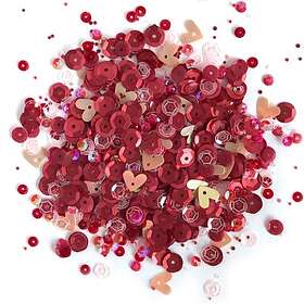 Buttons Galore 28 Lilac Lane Paljetter My Valentine 6mm 40g