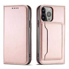 A-One Brand Magnet Card Case for Samsung 4G/5G Galaxy Plånboksfodral A23 5G Kickstand Cover with Rosa Flip Wallet Stand Pink