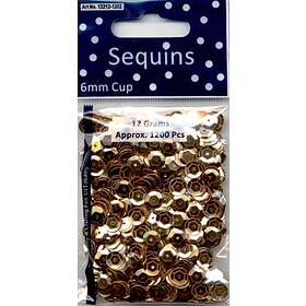 Hobby & Crafting And Fun Paljetter Guld 6 mm 12g