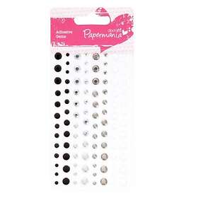 Docrafts Papermania Rhinestones Monochrome Sticker Set