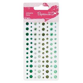Docrafts Papermania Rhinestones Verde Sticker Set