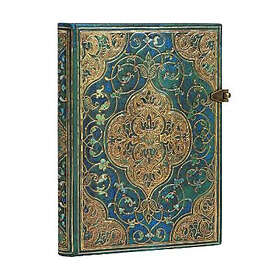 Paperblanks: Turquoise Chronicles Midi Lined Hardcover Journal