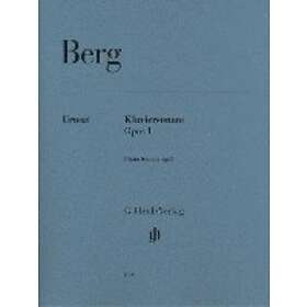 Alban Berg: Berg, Alban Klaviersonate op. 1