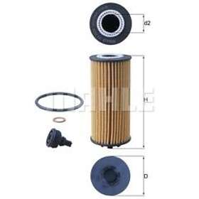 Mahle Original Oljefilter OX 1238D