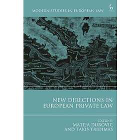 Takis Tridimas, Dr Mateja Durovic: New Directions in European Private Law