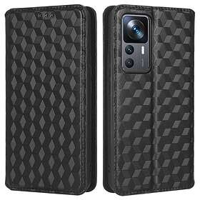 Xiaomi Plånboksfodral MTK Rhombus Case 12T Pro / Black