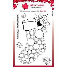 Woodware Craft Collection Clearstamps - Big Bubble Stocking