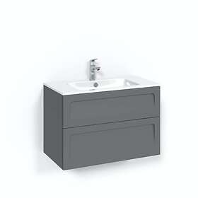 Macro Design Tvättställsskåp Crown Ramlucka Light 14 Kom 80x45 Ant Sh L14 FSK80ASL14