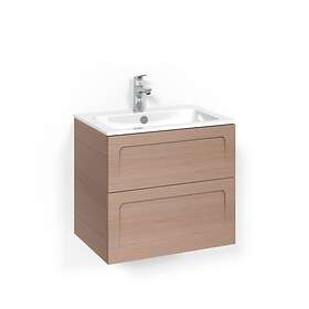 Macro Design Tvättställsskåp Crown Ramlucka Light 14 Kom 60x45 Lj.Ek Sh L14 FSK60ESL14