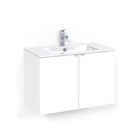 Macro Design Tvättställsskåp Crown Plain Med Lucka Kom 80x45 Vit L14 FSK80VLUL14