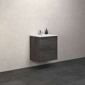 Dansani Tvättställsskåp Luna Kantate 61 cm set H64 2lå. grå ask KKA-0198