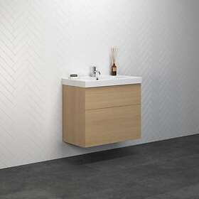 Dansani Tvättställsskåp Luna Menuet 81 cm set H64 2lå. nordisk ek KME-0225