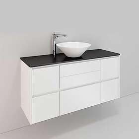 Noro Tvättställsskåp Lifestyle Concept Loop Hög 1200C Vit 7 lådor L 60139