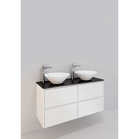 Noro Tvättställsskåp Lifestyle Concept Loop Hög 1200D Vit 4 lådor 60 60115