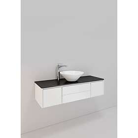 Noro Tvättställsskåp Lifestyle Concept Loop Låg 1200C Vit 4 lådor L 60131