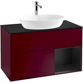 Villeroy & Boch Tvättställsskåp Finion med 2 Lådor Hylla och Bänkskiva för Fristående från Artis Collaro G782PDHB