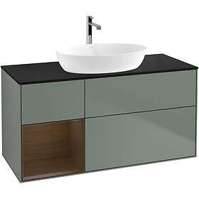 Villeroy & Boch Tvättställsskåp Finion med 3 Lådor Hylla och Bänkskiva för Fristående från Artis Collaro G822GNGM