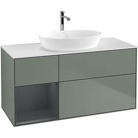 Villeroy & Boch Tvättställsskåp Finion med 3 Lådor Hylla och Bänkskiva för Fristående från Artis Collaro G821HGGM