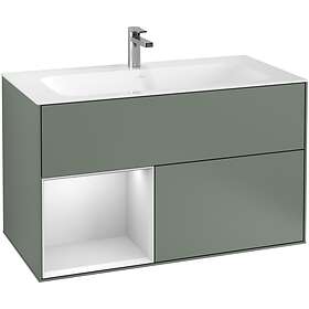 Villeroy & Boch Tvättställsskåp Finion med 2 Lådor och Hylla för Inbyggt F030MTG