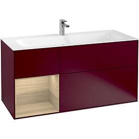 Villeroy & Boch Tvättställsskåp Finion med 3 Lådor och Hylla för Inbyggt F060PCH