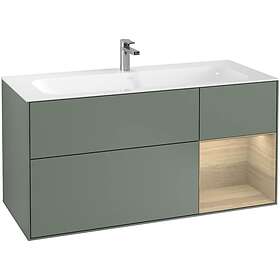 Villeroy & Boch Tvättställsskåp Finion med 3 Lådor och Hylla för Inbyggt G070PCG