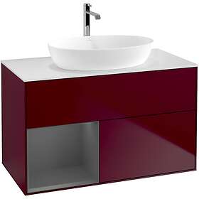 Villeroy & Boch Tvättställsskåp Finion med 2 Lådor Hylla och Bänkskiva för Fristående från Artis Collaro GA11GKHB