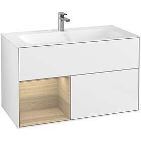Villeroy & Boch Tvättställsskåp Finion med 2 Lådor och Hylla för Inbyggt F030PCGF
