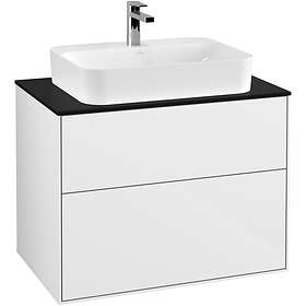 Villeroy & Boch Tvättställsskåp Finion med 2 Lådor och Bänkskiva för Ytmonterat G34200GF