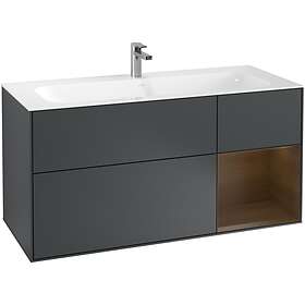 Villeroy & Boch Tvättställsskåp Finion med 3 Lådor och Hylla för Inbyggt F070GNHG