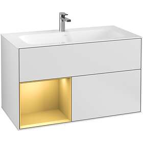 Villeroy & Boch Tvättställsskåp Finion med 2 Lådor och Hylla för Inbyggt F030HFM