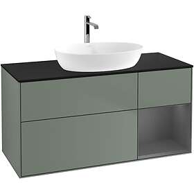 Villeroy & Boch Tvättställsskåp Finion med 3 Lådor Hylla och Bänkskiva för Fristående från Artis Collaro G832GKGM